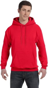 เสื้อฮู้ดผู้ชายทรงปกติ สีพื้น ผ้าฝ้ายถัก 100% สวมใส่สบายๆ สำหรับฤดูใบไม้ร่วง ดีไซน์สั่งทำได้ - Product Image 5