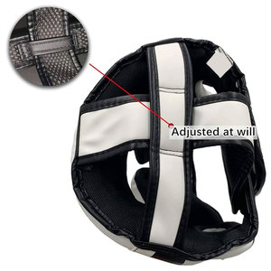 Casque de boxe Muay Thai en cuir PU, protection de la tête pour l'entraînement et le sparring, pour la boxe, le kickboxing et le MMA - Product Image 4