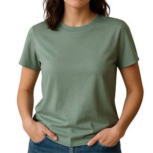 Impression de t-shirts personnalisés en gros, commande en gros, sérigraphie, DTG, logo brodé, usine OEM - Product Image 1