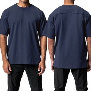 2025 haute qualité coton tricoté vêtements de sport homme Fitness musculation coupe musculaire t-shirt imprimé entraînement t-shirt - Product Image 6