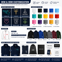 Uniforme hospitalier de haute qualité avec logo personnalisé Veste de laboratoire Uniformes hospitaliers pour soins infirmiers médicaux Vestes de laboratoire pour hommes et femmes