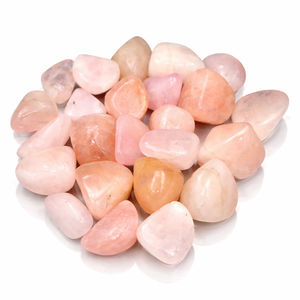 Pierres Roulées Lisses en Morganite Naturelle de la Marque Chakralume (Rajasthan) – Cristal Rose de Guérison pour Reiki, Méditation et Énergie – Vente en Gros - Product Image 1