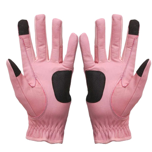 Gants d'équitation d'hiver unisexes en cuir de haute qualité, réglables, antidérapants, avec logo personnalisé - Product Image 4