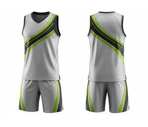 Custom Logo Basketball Kit Sublimated Jersey and Shorts Set Quick Dry Breathable Polyester Team Sportswear For <b>Men</b> Women Youth - Product Image 5