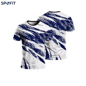 Camiseta de hombre transpirable con estampado 3D de grafiti de dibujos animados, cuello redondo, manga corta, estilo urbano, 180 gramos - Product Image 1