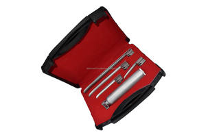 Set de Laringoscopio Eléctrico LED Miller con 4 Hojas Rectas de Acero Inoxidable, Instrumentos Quirúrgicos con Certificación CE ISO, Venta al por Mayor OEM ODM - Product Image 4