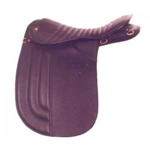 Selle de dressage pour cheval avec instruments, haute qualité, en cuir véritable et respirante - Product Image 3