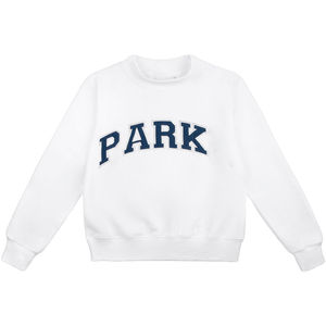 Sweat-shirt professionnel pour femmes de haute qualité à col montant imprimé, manches longues, couleur unie, haut décontracté avec logo frontal, 100% coton PARKE - Product Image 6