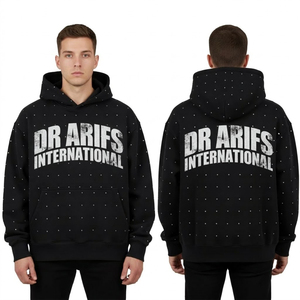 Sudadera con Capucha de Invierno 100% Algodón con Logotipo Personalizado Bordado, Ropa Casual Urbana para Hombre, Venta al Por Mayor OEM - Product Image 5