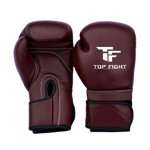 ถุงมือชกมวย PU ดีไซน์ทันสมัย ถุงมือชกมวยไทย คิกบ็อกซิ่ง สำหรับฝึกซ้อม MMA หนังวัวแท้ รับสกรีนโลโก้ - Product Image 5