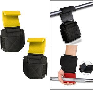 New Design Cotton Adjustable Gym <b>Training</b> <b>Weight</b> Lifting Rod Hooks with Wrist Support Power Bar Strap for Fitness and Exercise - Product Image 5