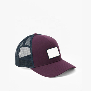 Gorra Trucker Morada de 6 Paneles con Malla Trasera Ajustable, Unisex, Casual, para Primavera/Verano, Talla Adulto - Product Image 3