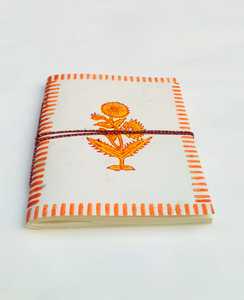 Handmade Block Printed Notebooks Custom Cotton Paper Journals Artisan Vintage Diary Bulk Sustainable <b>Stationery</b> <b>Gifts</b> - Product Image 4
