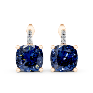Pendientes de Plata 925 con Diamantes de Laboratorio para Mujer, Certificados por IGI, RJC, ODM, OEM, Fabricante Ético, Venta al Por Mayor EA502210 - Product Image 3