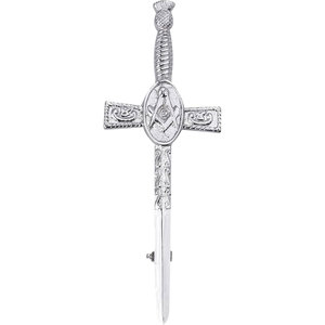 Pin de Kilt con Espino Masónico, Accesorio Tradicional Irlandés, Pin Decorativo de Alta Calidad, Prenda Escocesa para Clanes 2026 - Product Image 1