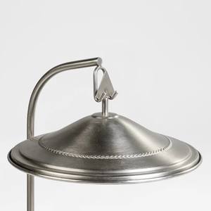 ถาดอุ่นอาหารทรงกรวยสีเงินแบบแขวน ฐานลายฉลุเรขาคณิตหลายชั้น ฝาโค้ง รองรับการใช้งานสำหรับบุฟเฟ่ต์หรูหราทันสมัย - Product Image 3