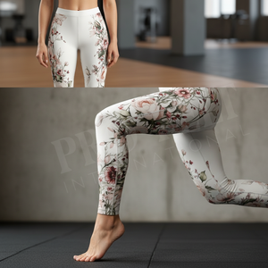 Summer Custom Logo Workout Training Bamboo Body <b>Shape</b> Whole Sale OEM Compression <b>Leggings</b> Custom All Over Printed Skinny Pants - Product Image 3