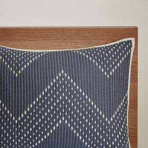 Set trapunta in cotone ricamato in 3 pezzi - Product Image 2