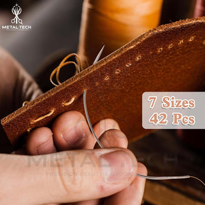 Aiguilles courbées en C multi-tailles en acier inoxydable pour extensions capillaires, couture de trames et personnalisation de perruques – Kits d'aiguilles - Product Image 3