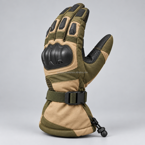 Gants d'hiver pour moto, résistants au vent, équipement de moto, ajustement confortable, design compatible avec les écrans tactiles, pour la conduite hivernale quotidienne - Product Image 6
