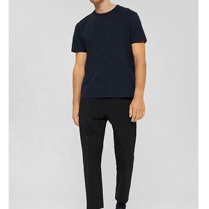 เสื้อยืดผู้ชายขายดี ผ้าฝ้ายถัก 100% สวมใส่สบายๆ สำหรับฤดูร้อน ออกกำลังกาย ฟิตเนส คอกลม สตรีทแวร์ แห้งเร็ว ระบายอากาศได้ดี - Product Image 6