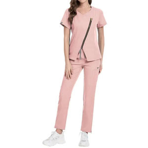 Uniformes Médicos de Alta Calidad, Conjunto Transpirable y Elástico, Uniforme de Enfermería, Spandex Médico, Uniformes de Hospital - Product Image 4