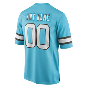 Maillot de football américain imprimé personnalisable à manches courtes, respirant et à séchage rapide, en polyester, unisexe, taille adulte, grandes tailles - Product Image 3
