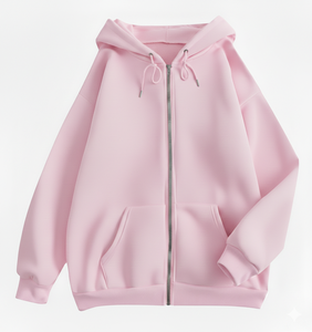 Ensemble de survêtements personnalisés pour femmes, sweat-shirt en polaire, sweat-shirt à capuche oversize à demi-zip menthe - Product Image 1