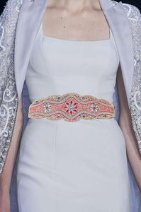 Ceinture brodée pour femmes, prix abordable, ceinture ethnique faite à la main, broderie pour sari, lehenga, robe et tenue de soirée - Product Image 3