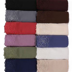 Chiffon Lightweight Warming Skin-Friendly Scarf Plain Muslim Breathable Soft Daily Wear Fashion Women Hijab Shawl Top Sale - Product Image 4
