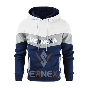 Sudadera con capucha informal para hombre con logotipo impreso personalizado, panel transpirable y cálido de talla grande para diseño de sublimación de invierno - Product Image 1