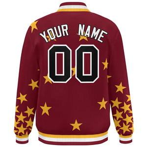 Manufacturer direct sale casual university winter sports jacket high quality wool customizable baseball design zipp - Product Image 2