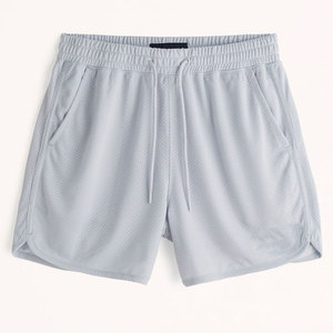Shorts de sport décontractés pour hommes en maille respirante à séchage rapide, 100 % polyester, adaptés à la course, au fitness et aux activités de plein air - Product Image 1