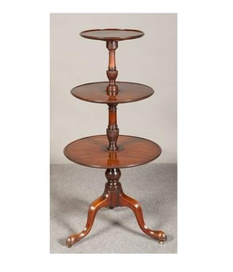 ขาตั้งเค้กไม้ดีไซน์ขายดี ผลิตขายส่ง รับออกแบบตามสั่ง ขาตั้งเค้กไม้มะม่วงทำมือ - Product Image 1