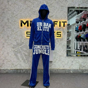 Conjunto Deportivo Personalizado para Hombre con Cierre de Cremallera, Ropa Deportiva de Primera Calidad, Tejido Transpirable, Traje de Entrenamiento para Gimnasio - Product Image 3