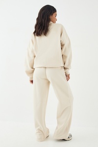 Pantalones de chándal anchos de cintura alta para mujer, estilo casual y holgado, de pierna recta, para descanso o deporte, venta al por mayor - Product Image 6