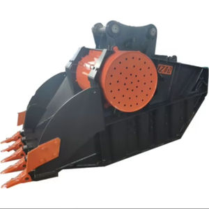 เครื่องขุดพร้อมถังสำหรับบดหินคอนกรีตเครื่องขุดอเนกประสงค์ - Product Image 1