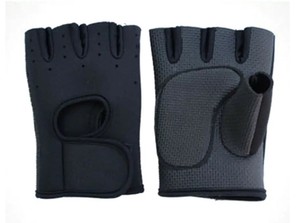 Unisex Workout Weightlifting Gloves Adjustable Wrist Strap Non-Slip Cotton Neoprene for Gym Use-High Quality Customizable - Product Image 1