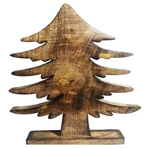 Venta al por mayor Artículo decorativo para el hogar Diseño EW Artesanía India Metal y madera Árbol de Navidad Decoraciones colgantes Acabado - Product Image 1
