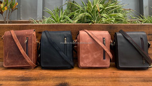 New Factory Wholesale <b>Men's</b> Genuine Leather Small <b>Messenger</b> <b>Bag</b> High Quality Shoulder <b>Bag</b> Fashion Casual Small Cow Leather <b>Bag</b> - Product Image 4