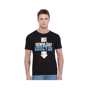 Camiseta informal de algodón con cuello redondo para hombre, alta calidad, 100%, prelavado, estampado en el pecho, manga corta, diseños personalizados, bajo MOQ de fábrica - Product Image 2