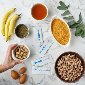 Suplemento de hierbas de alta calidad para adultos fibra dietética rica en frutas verduras frijoles y extracto de psyllium promueve la salud intestinal - Product Image 5