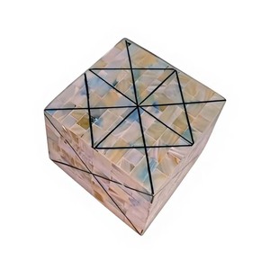 Boîtes incrustées d'os de fabrication indienne de dernière conception avec le matériel de nacre pour des cadeaux d'anniversaires - Product Image 3
