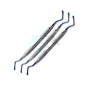 Proveedor Mayorista Pissco Para 3 Pc Dental Molt #4 Elevador Periostal Hueso Cureta Instrumentos Quirúrgicos | Instrumentos dentales - Product Image 3