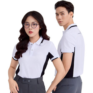 เสื้อโปโลสี220gsm ผ้าคอตตอนผสมปรับสีได้เสื้อโปโลแบบหนา - Product Image 1