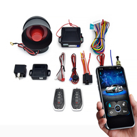 Système d'alarme de voiture 12V anti-hijacking avec télécommande Bluetooth et application, code roulant, vente en gros