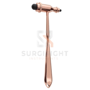 Marteau de réflexe neurologique Tromner en or rose, pointe pointue, manche professionnel, outil de test de réflexes certifié CE, classe I chirurgical - Product Image 5