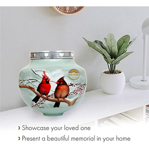 Handmade Brass Cremation Urn for Adults Decorative Metal <b>Ashes</b> Urn with Secure Lid Luxury Stainless Steel Funeral Urn Wholesale - Product Image 1