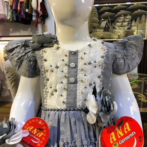 Vestido de lujo para niñas pequeñas, vestido de boda de algodón con volantes y Diadema, el mejor vestido de diseño de lujo - Product Image 3