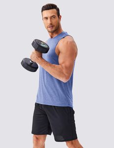 Custom Logo <b>Mens</b> Gym Tank Top Sleeveless Athletic Shirt Soft Cotton Muscle <b>Vest</b> Breathable Quick Dry Eco-Friendly 180g Fitness - Product Image 1
